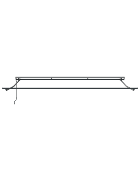 Tenda Retrattile Automatica con LED Gialla e Arancione 400x350 cm