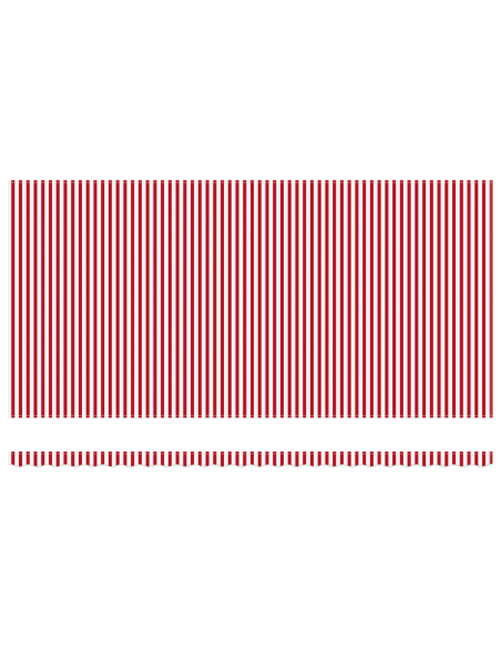 Tenda Retrattile Automatica con Strisce Rosse e Bianche 600x350 cm