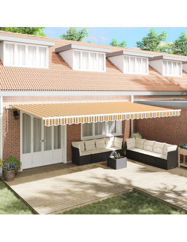 Tenda Retrattile Multicolore 600 × 350 cm Tessuto