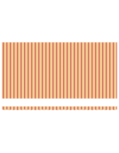 Tenda retrattile Giallo e Arancione 600 × 300 cm