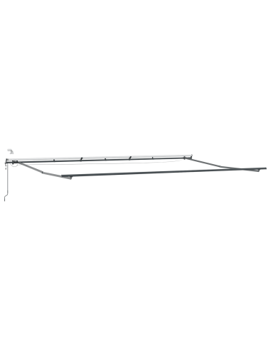 Tessuto per Tenda con Rosso e Bianco 600 × 300 cm Poliestere