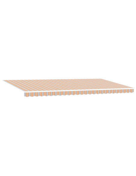 Tenda Retrattile Automatica con Striscia Multicolore LED 600x300 cm