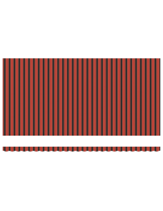 Tenda Retrattile arancione e marrone 600 × 350 cm Tessuto 2