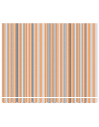 Tenda Retrattile Multicolore 400 × 300 cm Tessuto e Alluminio