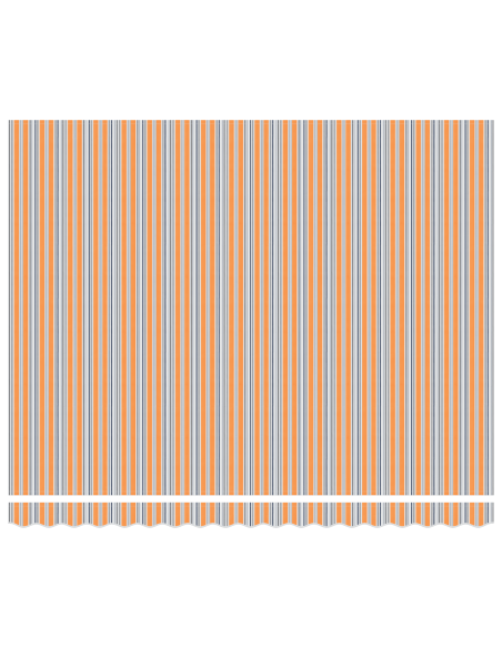 Tenda Retrattile Automatica a Righe Multicolore 400x300 cm
