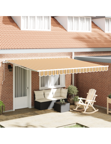 Tenda Retrattile Multicolore 400 × 300 cm Tessuto