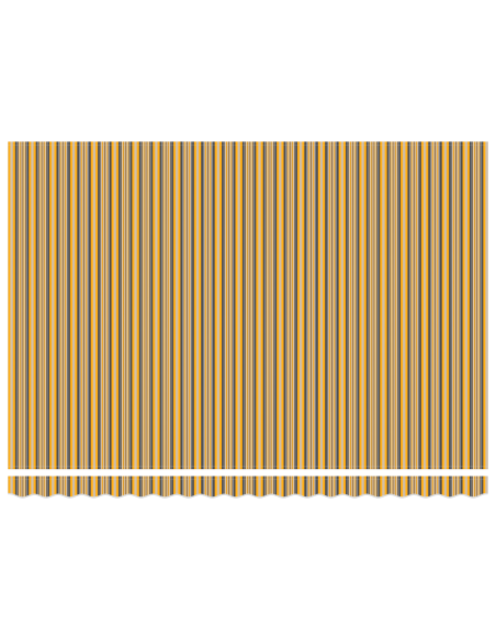 Tenda Retrattile Automatica a Strisce Multicolore 450x300 cm