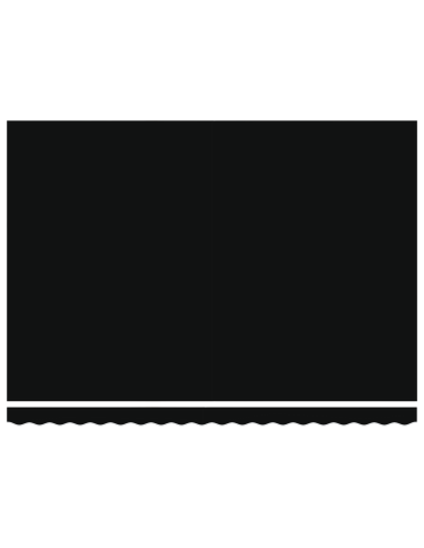 Tenda Retrattile Nero 450 × 300 cm Tessuto e Alluminio