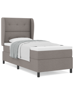 Letto a molle con materasso Talpa 100 x 200 cm Tessuto 2