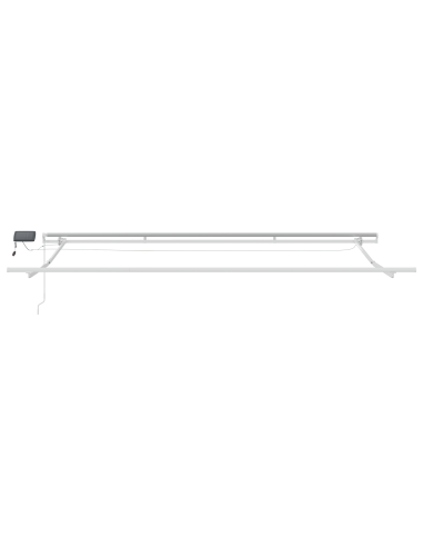 Tenda retrattile Multicolore 500 × 350 cm Tessuto e Alluminio
