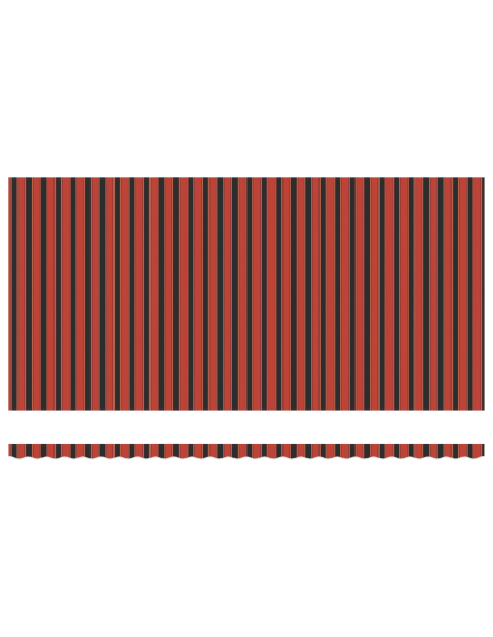 Tenda Retrattile Automatica Arancio e Marrone 600x300 cm