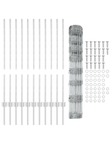 Recinzione con Posto Argento 1 x 25 m Acciaio