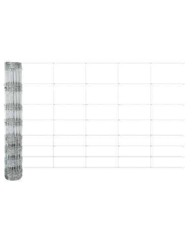 Recinzione con Posto Argento 1 x 25 m Acciaio