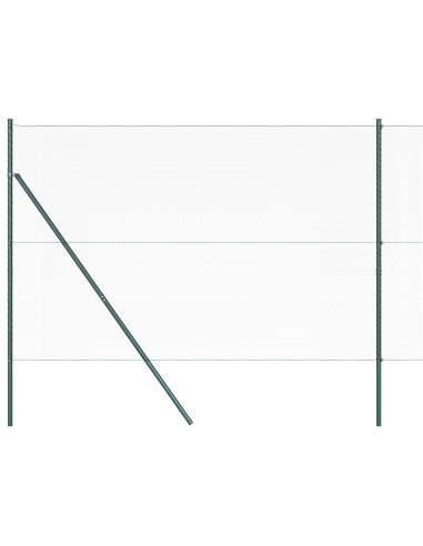 Palo della recinzione Verde 50 x 1,5 m (rete da 13 mm)