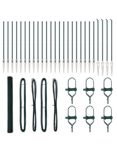 Palo della recinzione Verde 50 x 1,5 m (rete da 13 mm)