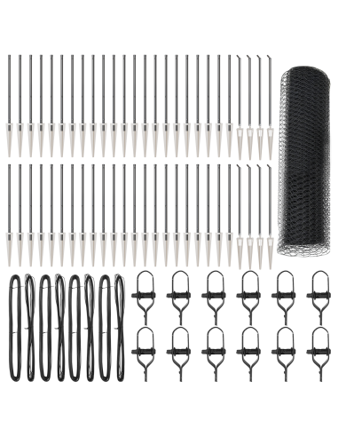 Palo della recinzione Grigio 100 x 0,8 m (mesh da 13 mm)