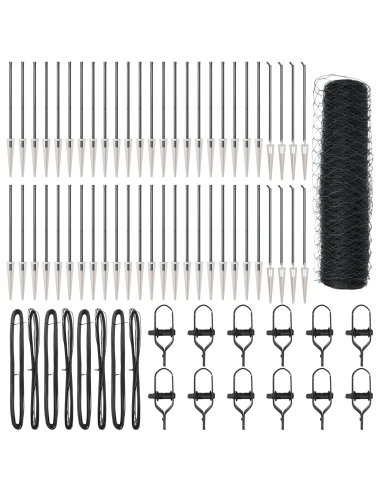 Palo della recinzione Grigio 100 x 0,8 m (rete da 36 mm)