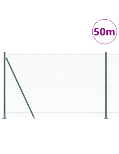 Palo della recinzione Verde 50 x 1,5 m (rete da 13 mm) 2