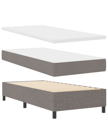 Letto a molle con materasso Talpa 80 x 200 cm Tessuto