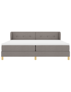 Letto a molle con materasso Talpa 200 x 200 cm Tessuto 2