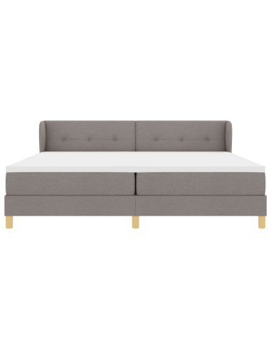 Letto a molle con materasso Talpa 200 x 200 cm Tessuto