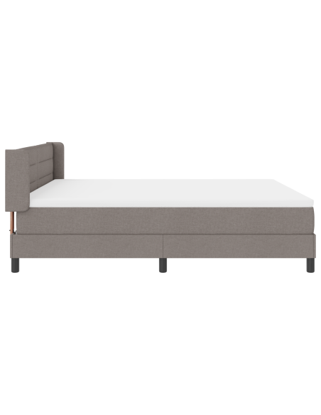 Letto a Box Spring  con Materasso Tortora 180x200 cm