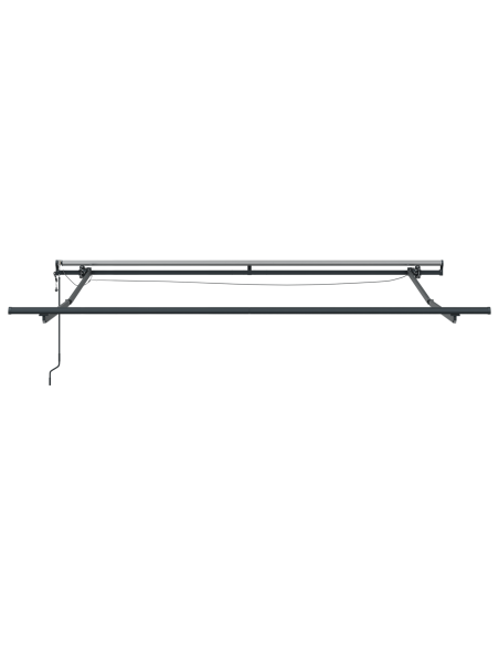 Tenda Retrattile Automatica con Striscia LED Multicolore 350x250 cm