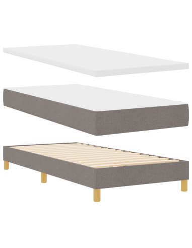 Letto a molle con materasso Talpa 100 x 200 cm Tessuto