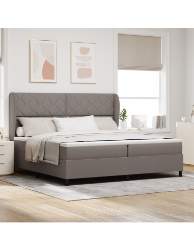 Letto a molle con materasso Talpa 200 x 200 cm Tessuto