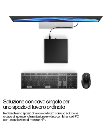 HP EliteDesk 8 Mini G1i AI Wolf Pro Security Edition Intel Core Ultra 7 265T 16 GB DDR5-SDRAM 512 GB SSD Windows 11 Pro Mini PC 