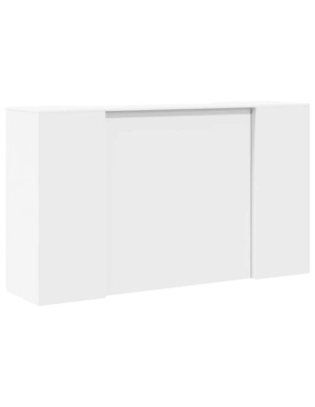 Banco Reception Bianco 180x50x103,5 cm in Legno Multistrato