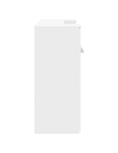 Banco Reception Bianco 180x50x103,5 cm in Legno Multistrato