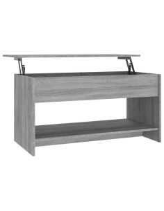 Tavolino Salotto Grigio Sonoma 102x50x52,5 cm Legno Multistrato