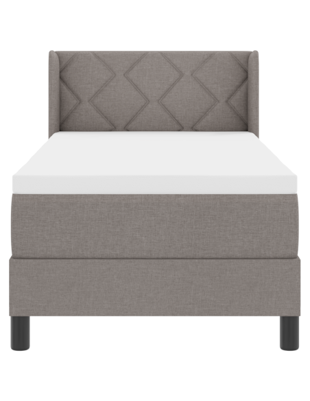 Letto Contenitore  con Materasso Tortora 80x200 cm Tessuto