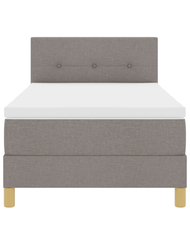 Letto a Sorgente LED con materasso Talpa 80 x 200 cm Tessuto