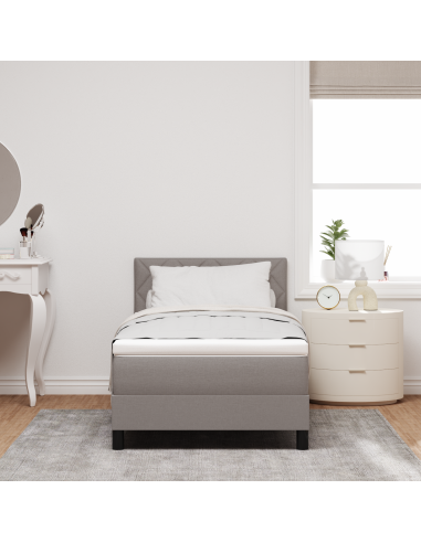 Letto a molle con materasso con led Talpa 100 x 200 cm Tessuto