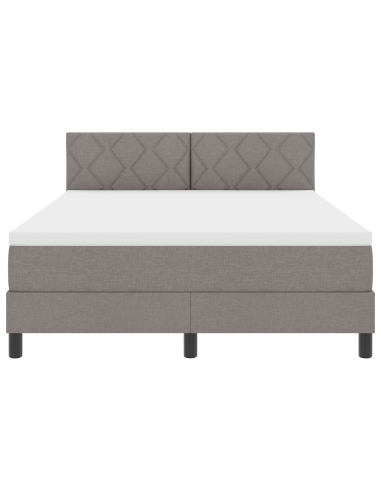 Letto a molle con materasso con led Talpa 160 x 200 cm Tessuto