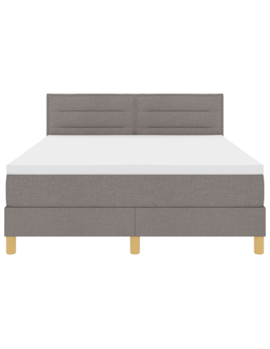 Letto a Sorgente LED con materasso Talpa 160 x 200 cm Tessuto