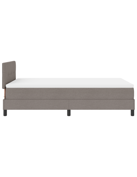 Letto Box Spring con Materasso e LED Talpa 120x200 cm Tessuto