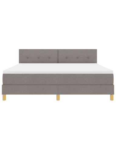 Letto a Sorgente LED con materasso Talpa 180 x 200 cm Tessuto