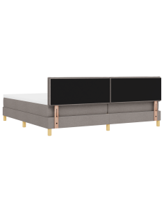 Letto a Sorgente LED con materasso Talpa 200 x 200 cm Tessuto 2