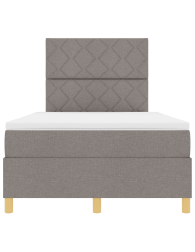 Letto a Sorgente LED con materasso Talpa 120 x 200 cm Tessuto