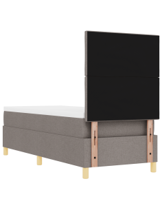 Letto a Sorgente LED con materasso Talpa 80 x 200 cm Tessuto 2