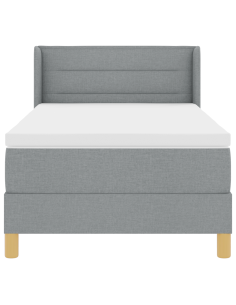 strongLetto a Molle / strong Grigio chiaro 100 x 200 cm