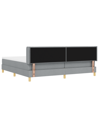 strongLetto a Molle / strong Grigio chiaro 200 x 200 cm