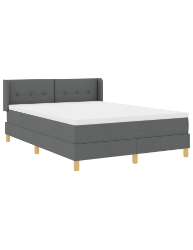 strongLetto a Molle / strong Grigio scuro 140 x 200 cm