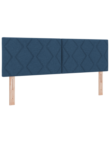 strongLetto a Molle / strong Blu 160 x 200 cm Tessuto