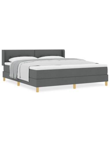 strongLetto a Molle / strong Grigio scuro 180 x 200 cm