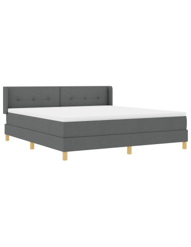 strongLetto a Molle / strong Grigio scuro 180 x 200 cm