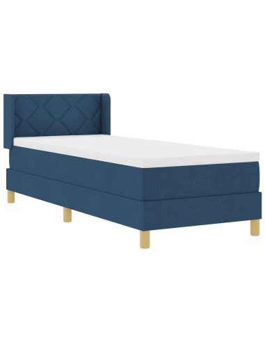 strongLetto a Molle / strong Blu 80 x 200 cm Tessuto